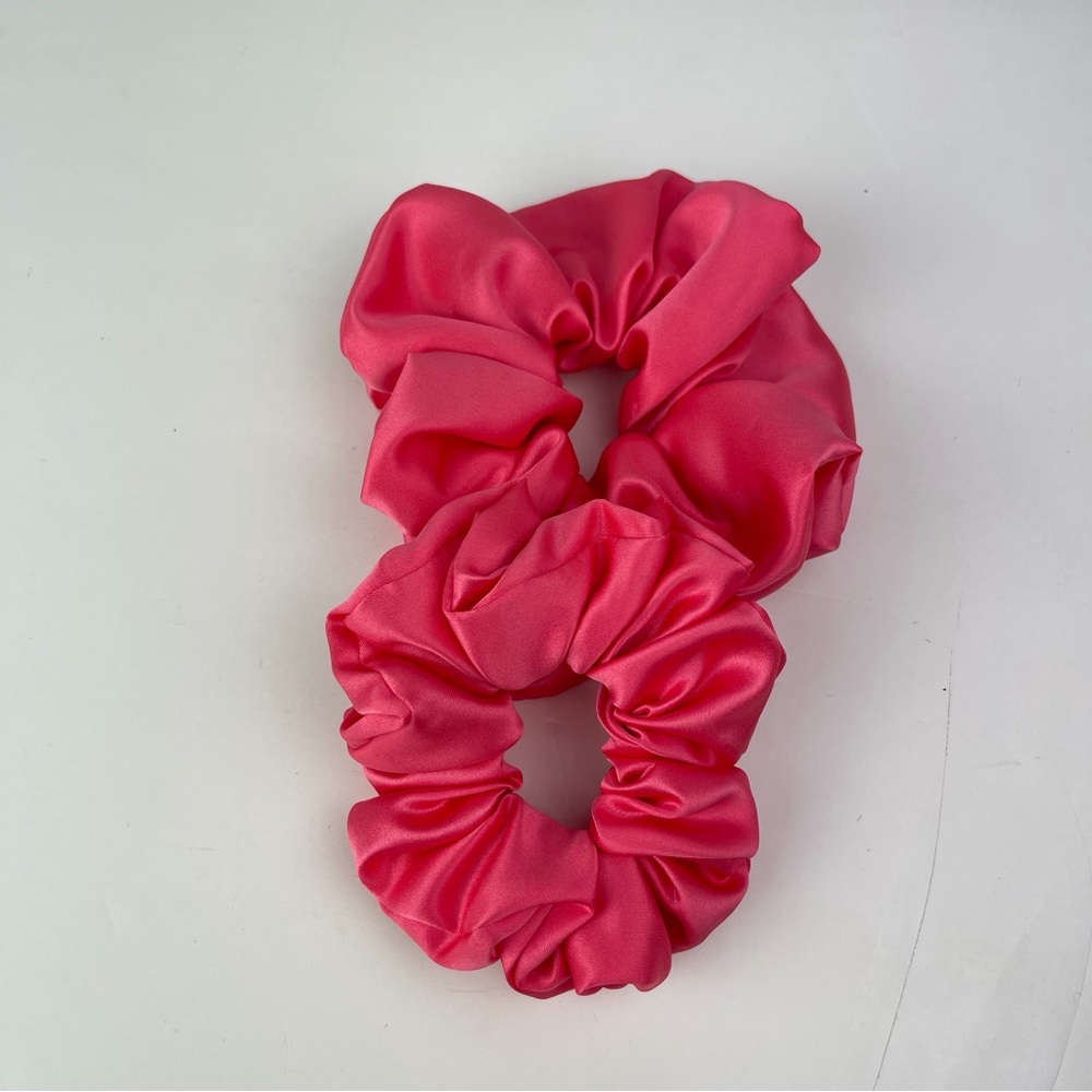 Set of 2 Handmade Satin  Scrunchie